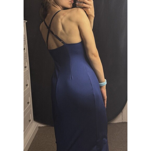 Y2K Wantmylook Maxi Dress Prom Spandex - Picture 5 of 10